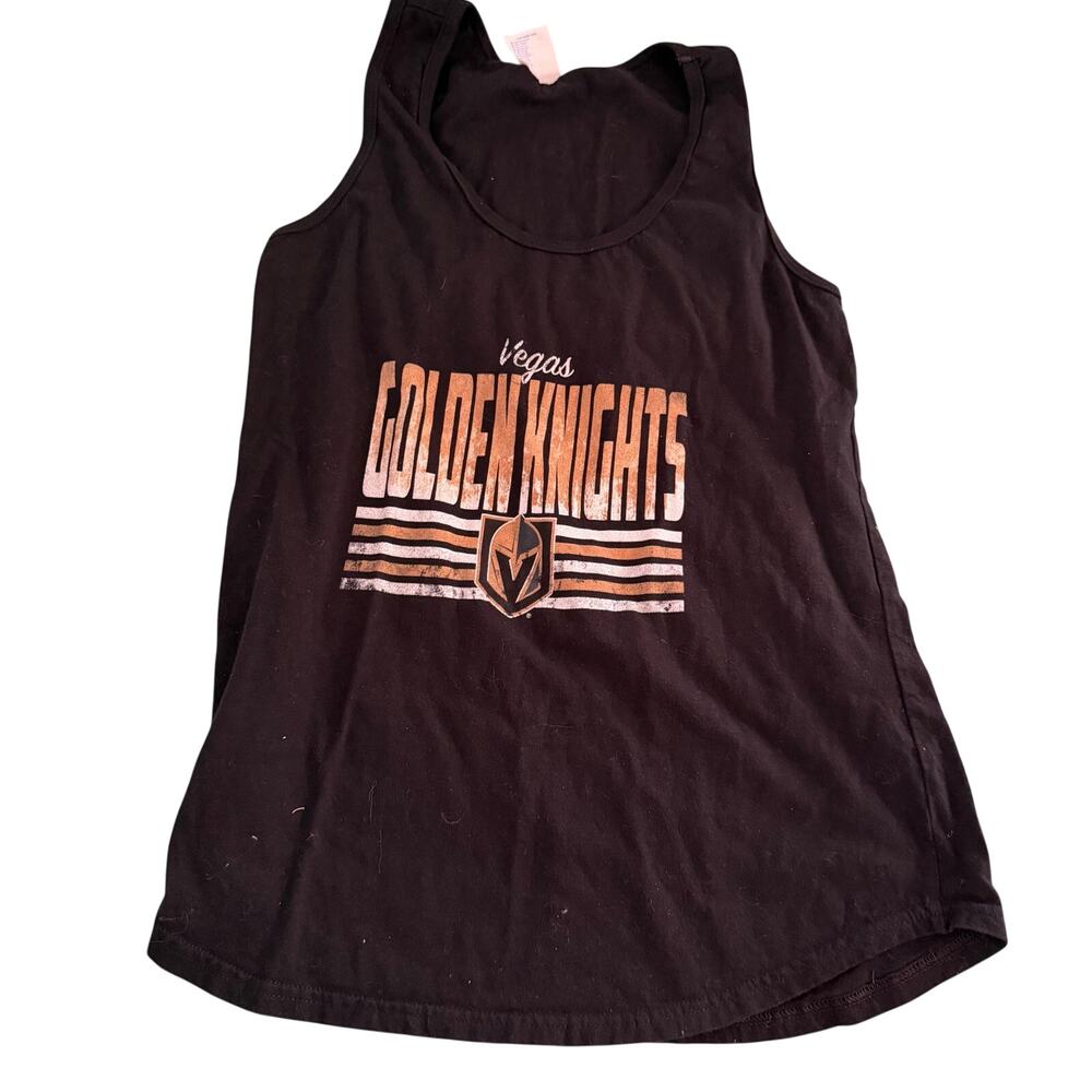 Las Vegas Golden Knights womens‎ tank top sz S black gold hockey